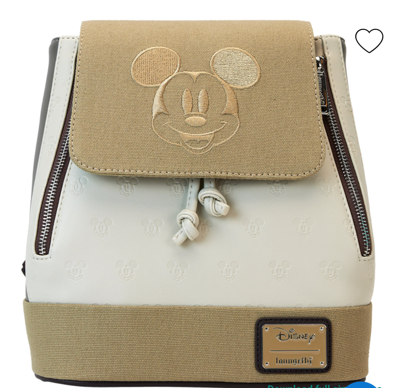 Mickey & Friends Canvas Mini Backpack