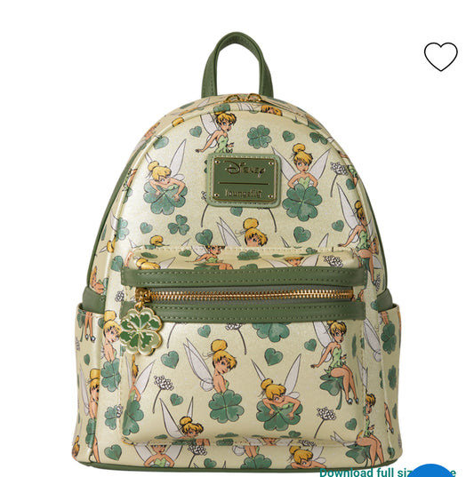 Tinker Bell Clover All-Over-Print Mini Backpack