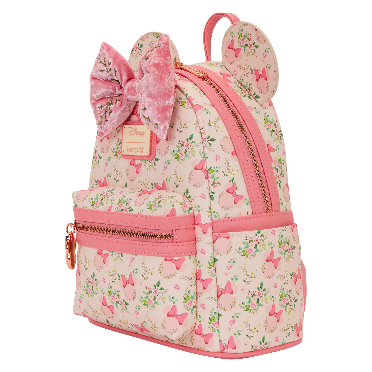 Minnie Mouse Floral All-Over Print Mini Backpack