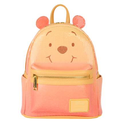 Winnie the Pooh Cosplay Sequin & Glitter Mini Backpack