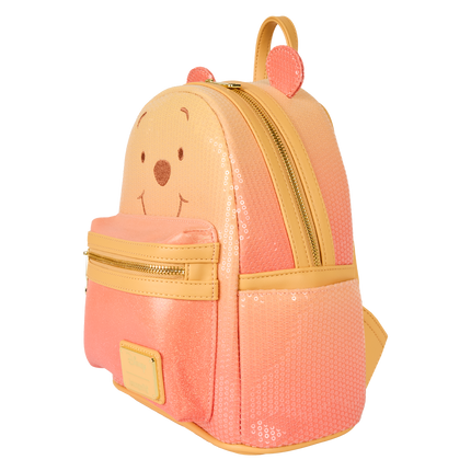 Winnie the Pooh Cosplay Sequin & Glitter Mini Backpack
