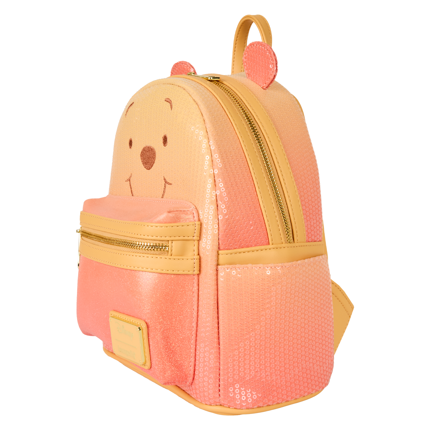Winnie the Pooh Cosplay Sequin & Glitter Mini Backpack