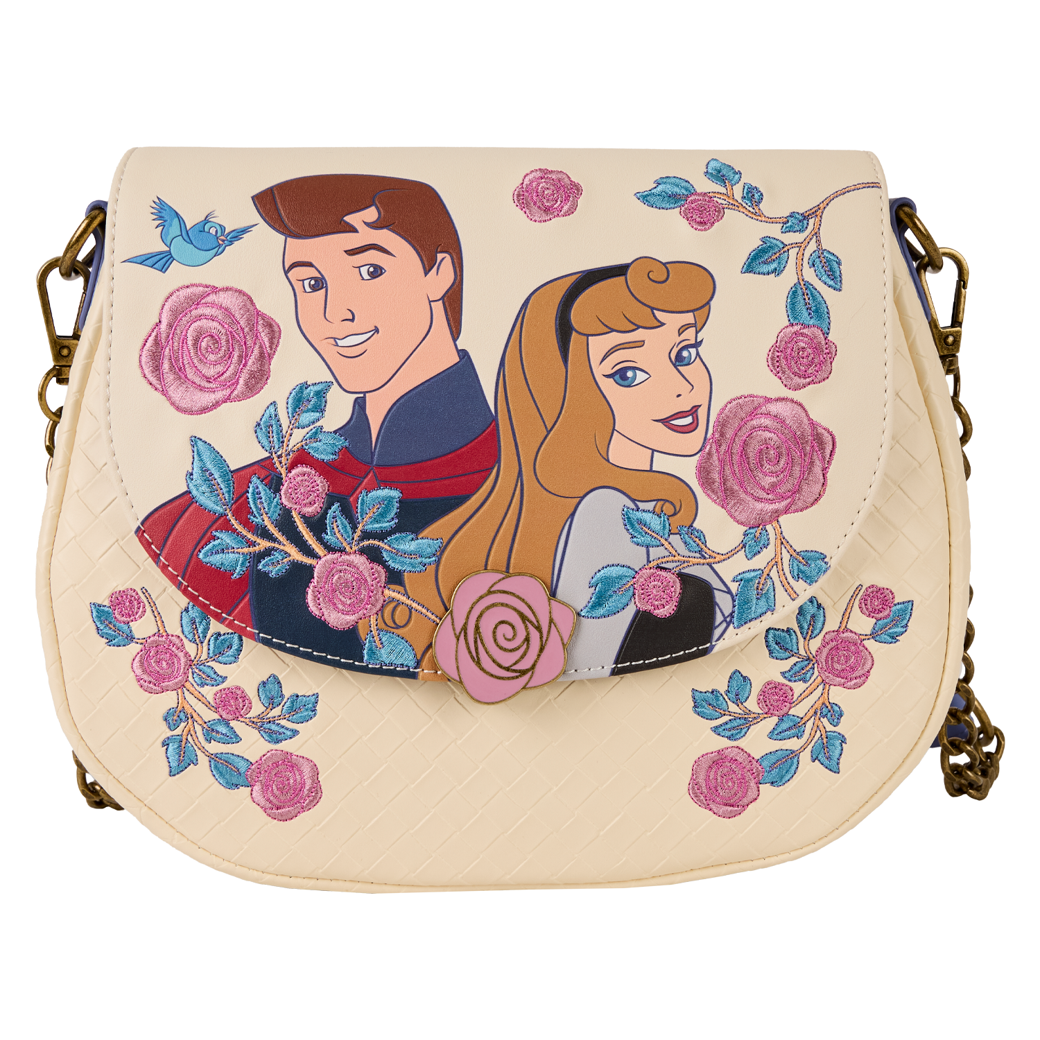 LF DISNEY PRINCESS AURORA & PRINCE PHILLIP CROSSBODY BAG