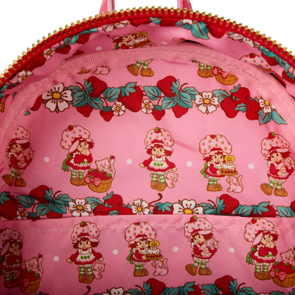 LF STRAWBERRY SHORTCAKE FAUX DENIM MINI BACKPACK