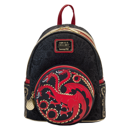 House of the Dragon All-Over Print House Targaryen Sigil Mini Backpack