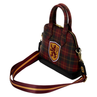 Harry Potter Gryffindor Patch Varsity Plaid Crossbody Bag
