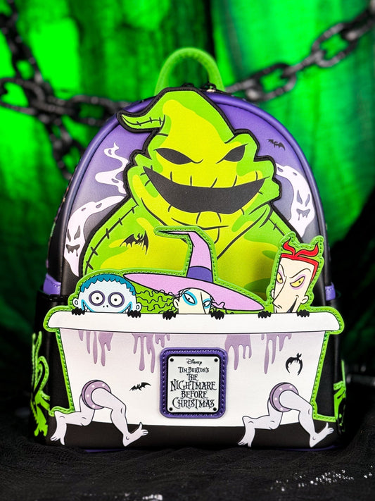 Oogie Boogie Lock Shock and Barrel Light up and Glow in the Dark EXCLUSIVE LF Mini Backpack