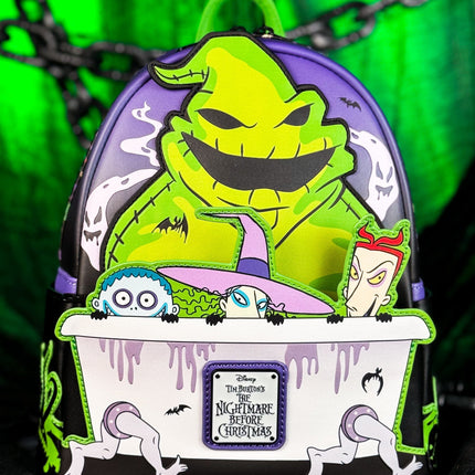 Oogie Boogie Lock Shock and Barrel Light up and Glow in the Dark Mini Backpack
