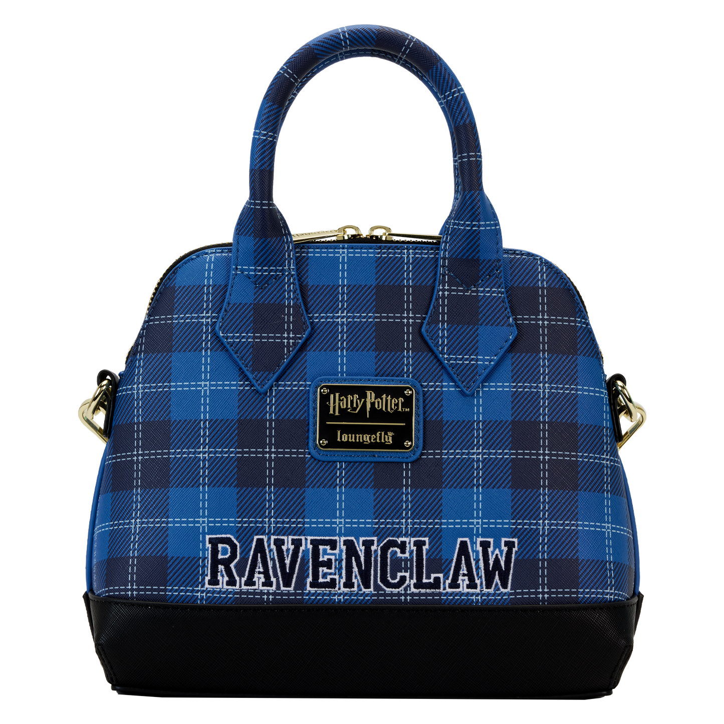 Harry Potter Ravenclaw Patch Varsity Plaid Crossbody Bag
