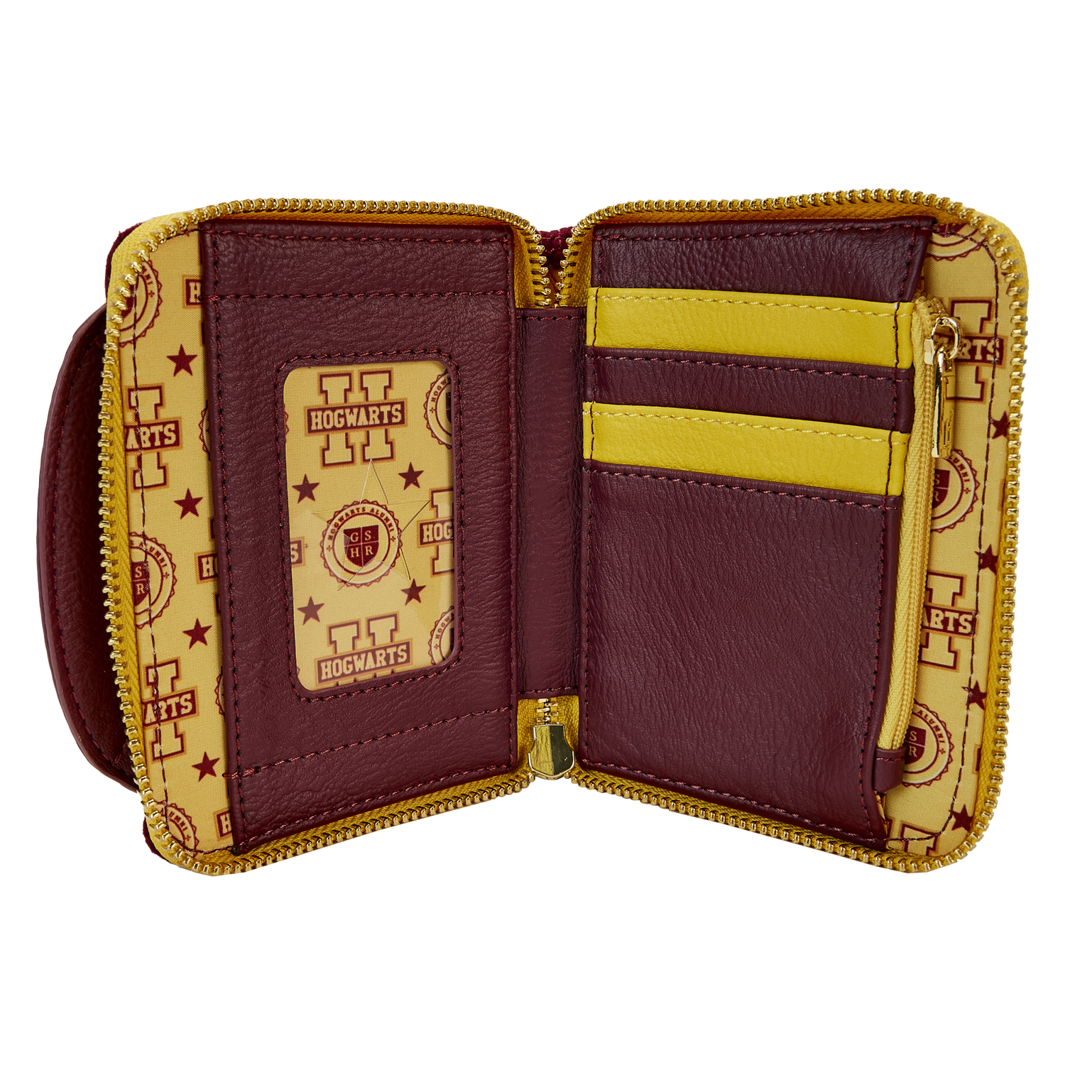 Harry Potter Hogwarts Crest Varsity Jacket Zip Around Wallet
