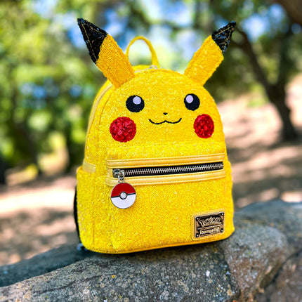 Pokemon Sequin Pikachu Mini Backpack