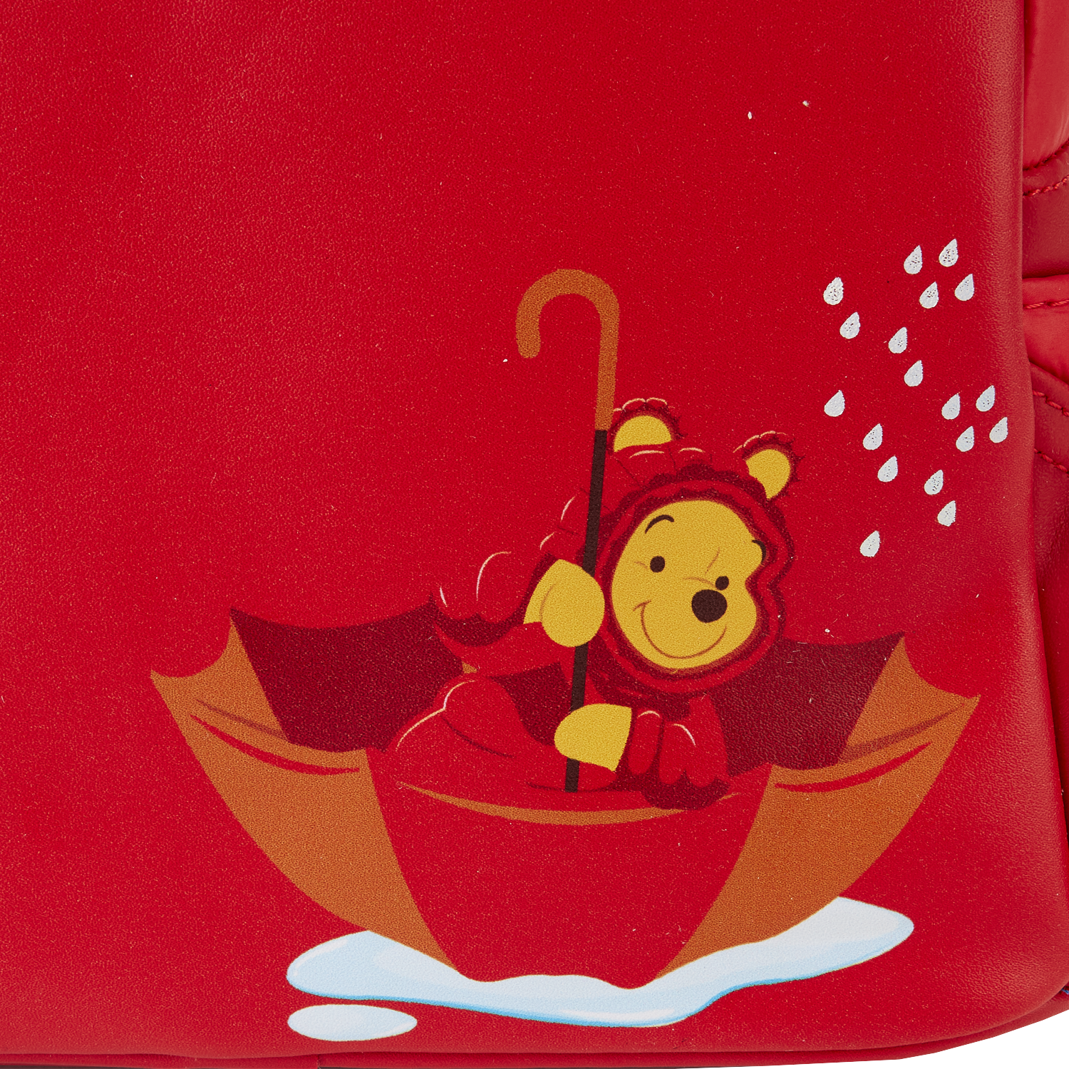 Winnie the Pooh Rainy Day Puffer Jacket Cosplay Mini Backpack 3