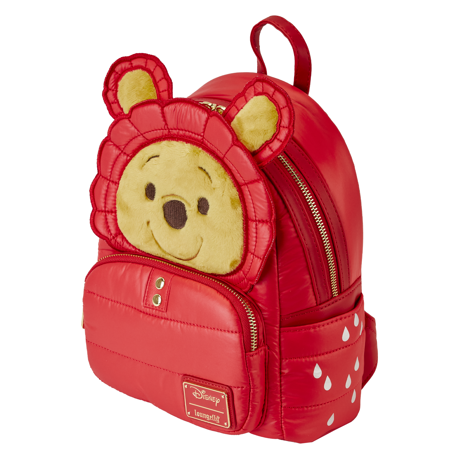 Winnie the Pooh Rainy Day Puffer Jacket Cosplay Mini Backpack 5
