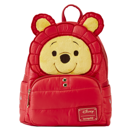 Winnie the Pooh Rainy Day Puffer Jacket Cosplay Mini Backpack