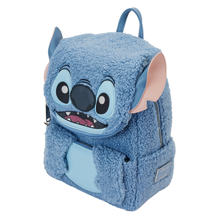 Stitch Plush Sherpa Cosplay Mini Backpack