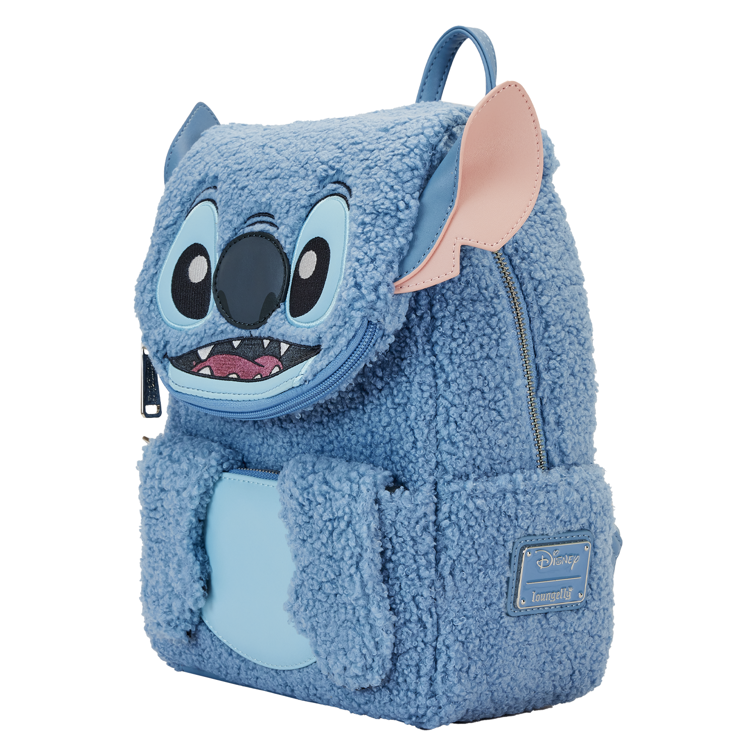 Stitch Plush Sherpa Cosplay Mini Backpack 5