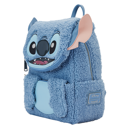 Stitch Plush Sherpa Cosplay Mini Backpack