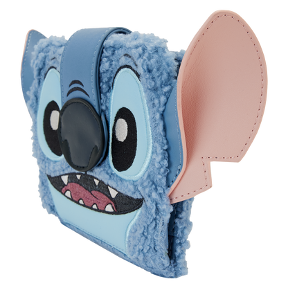 Stitch Plush Sherpa Cosplay Bifold Wallet