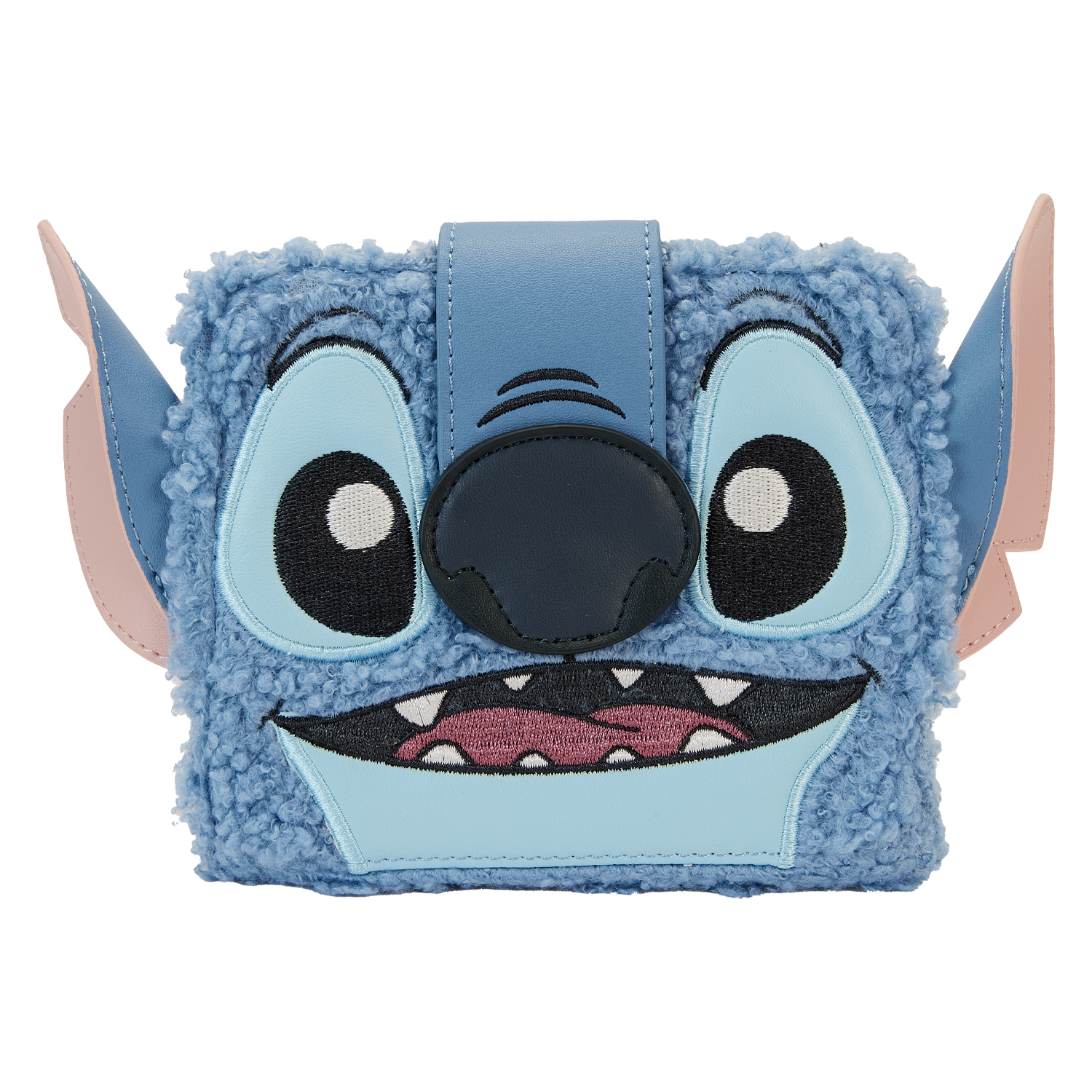 Stitch Plush Sherpa Cosplay Bifold Wallet