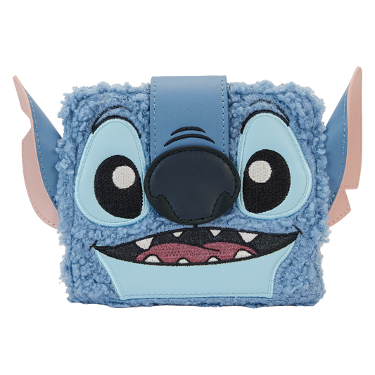 Stitch Plush Sherpa Cosplay Bifold Wallet