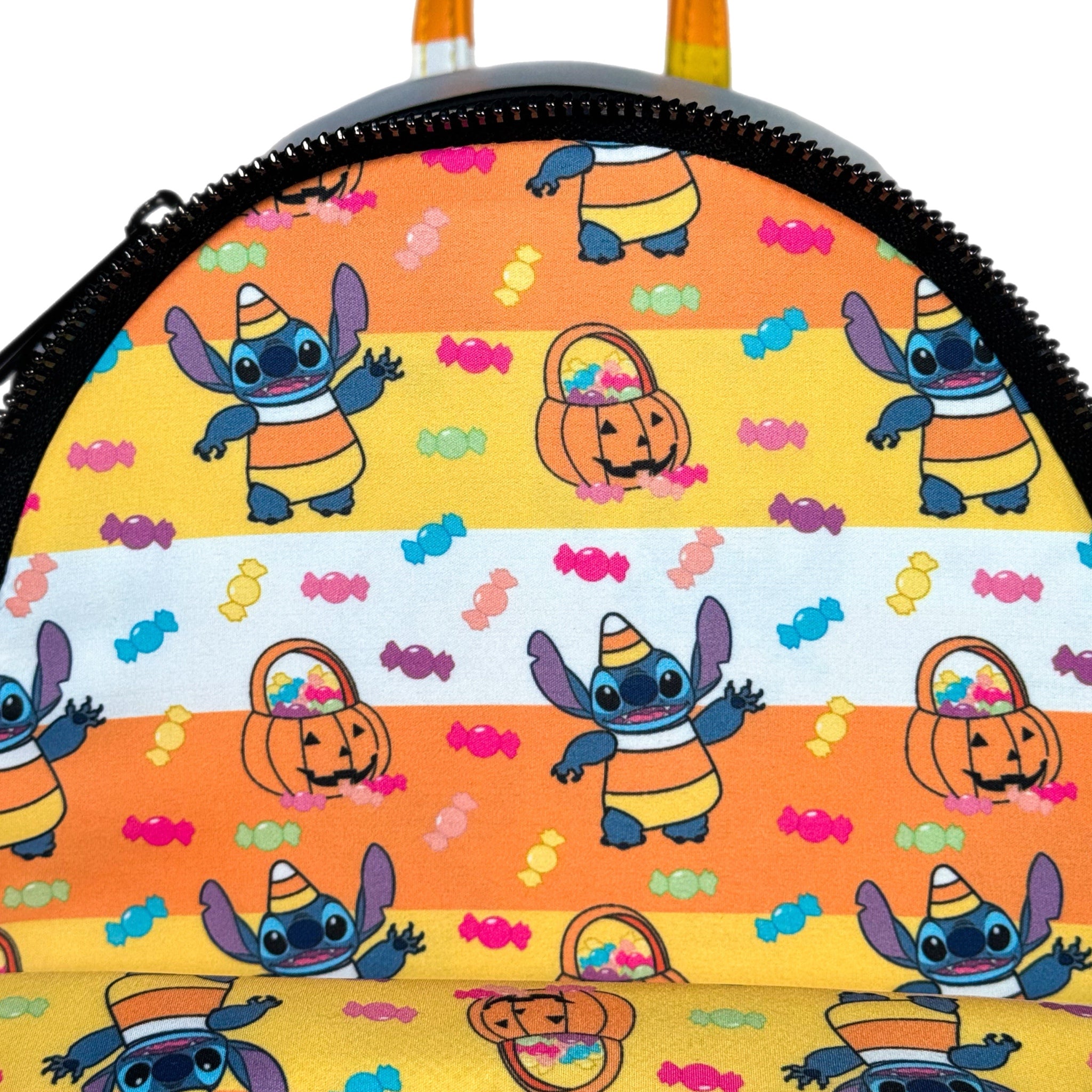 LOUNGEFLY Candy Corn Stitch Cosplay Mini Backpack