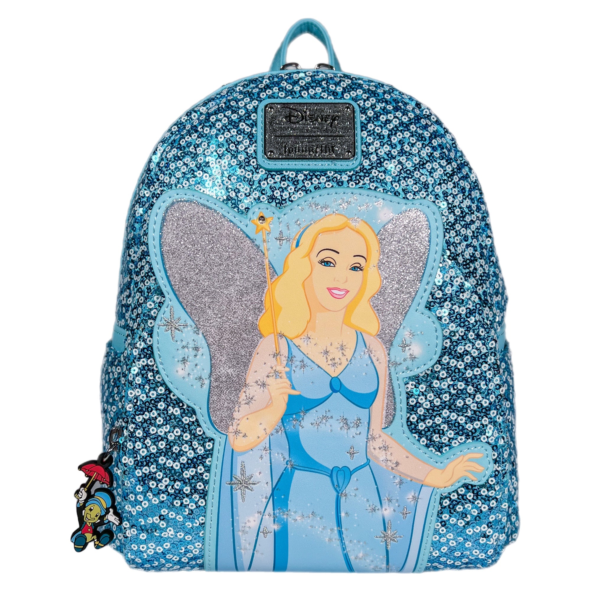 cinderella sequin mini backpack Pinocchio's Blue Fairy Sequin Mini Backpack
