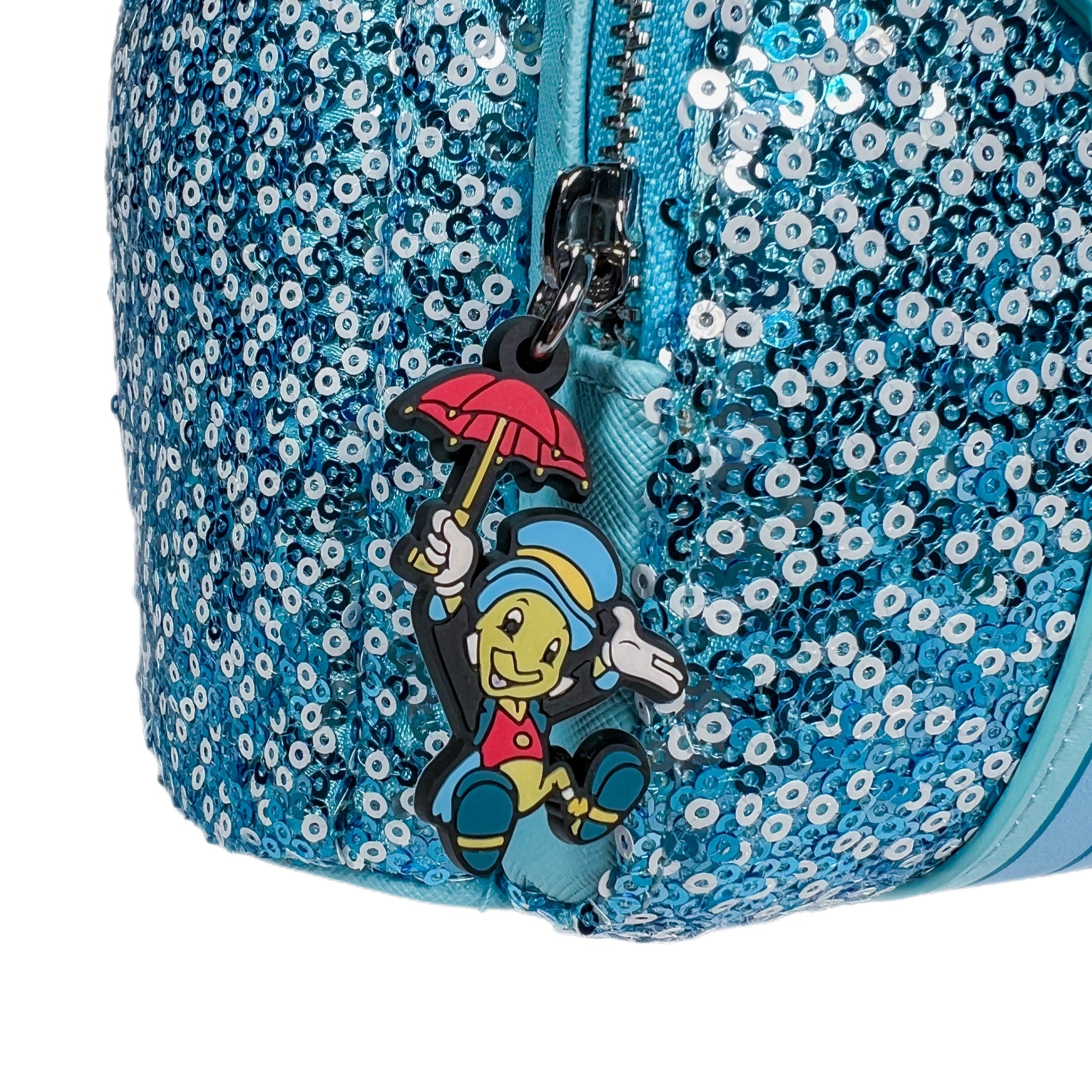 bnwt mini blue backpack Pinocchio's Blue Fairy Sequin Mini Backpack
