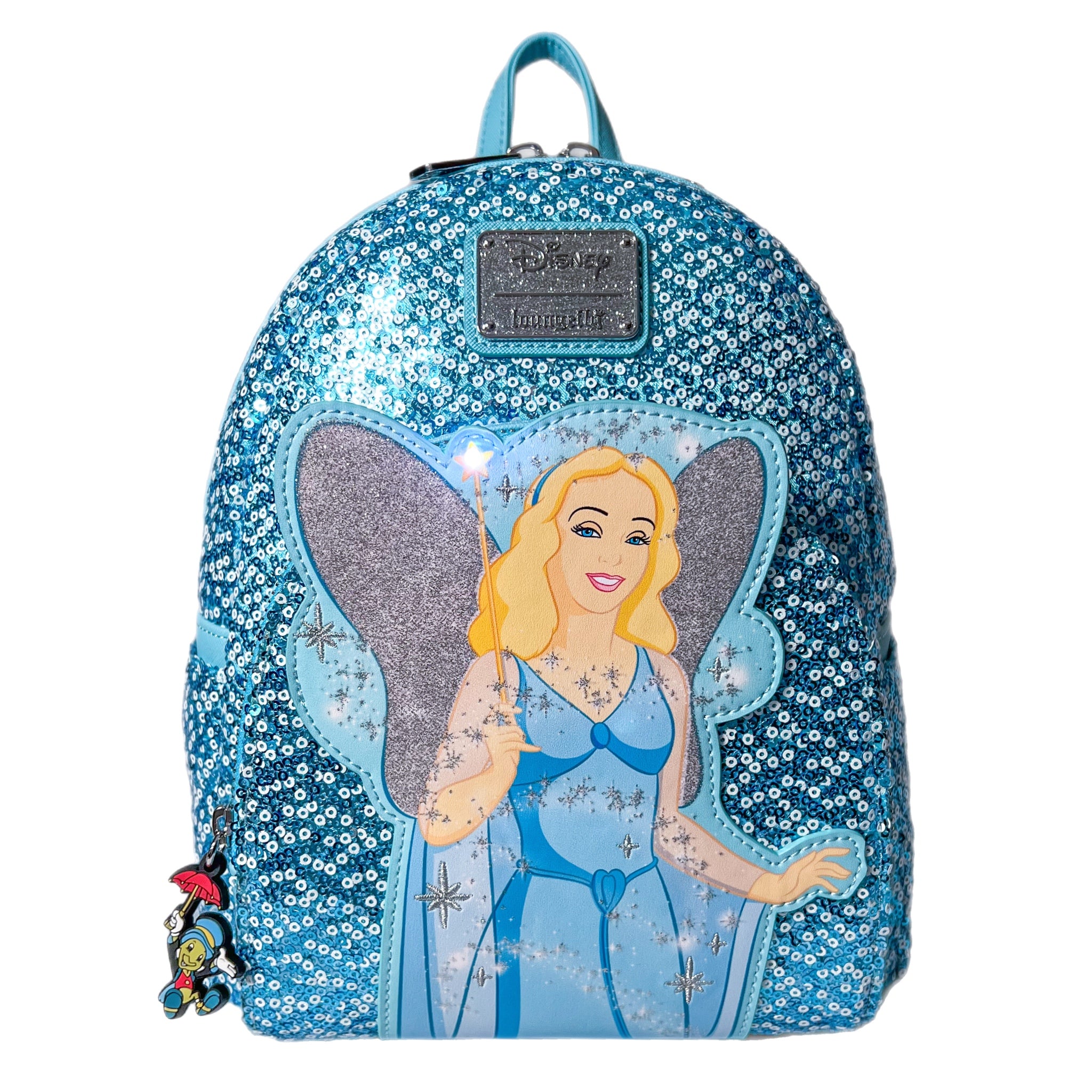 Pinocchio's Blue Fairy Sequin Mini Backpack 8