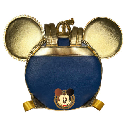 Steampunk Mickey Navy and Gold Mini Backpack