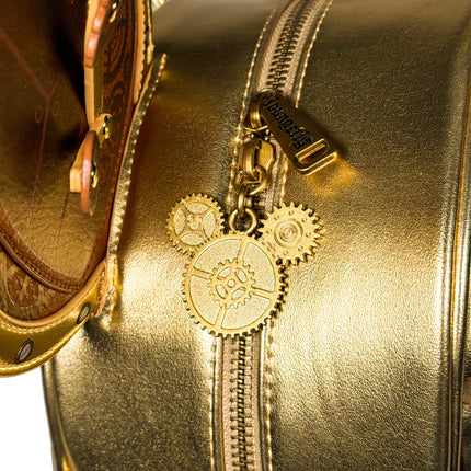 Steampunk Mickey Navy and Gold Mini Backpack