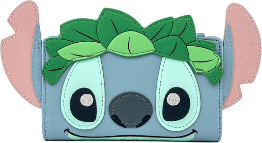 Luau Stitch Zip Wallet - Lilo & Stitch