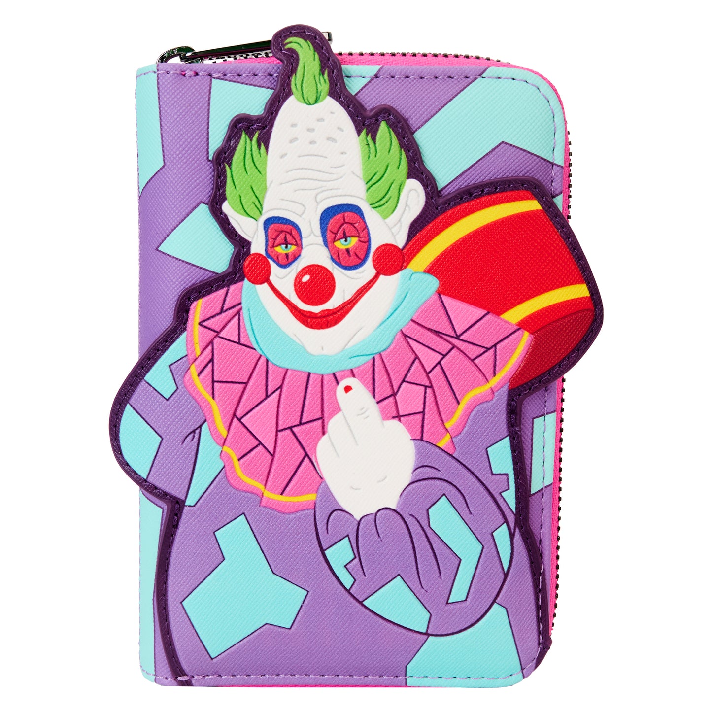 Killer Klown LF KILLER KLOWNS JUMB0 COSPLAY ZIP AROUND WALLET