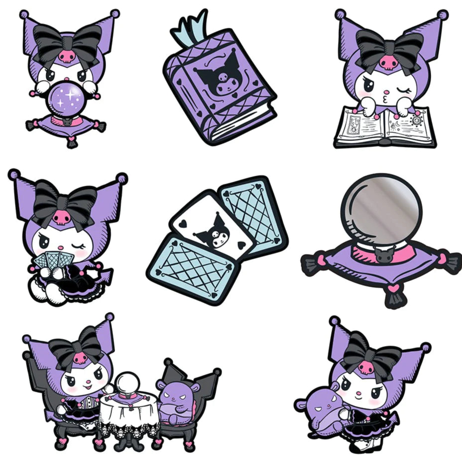 Kuromi™ Fortune Deluxe Enamel Pins