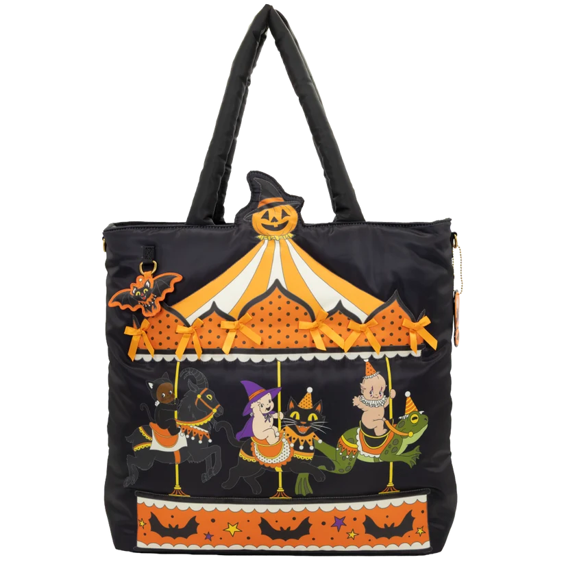 Kewpie Creepy Carousel Oversized Tote Bag 1