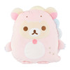Korilakkuma San-X Original Plays with Dino Flat Mochi Series Plush - Pastel Pink