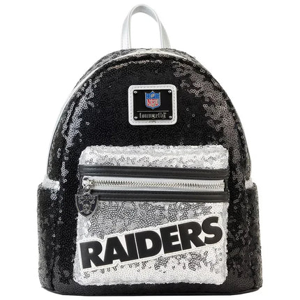 NFL LV Raiders Sequins Mini Backpack