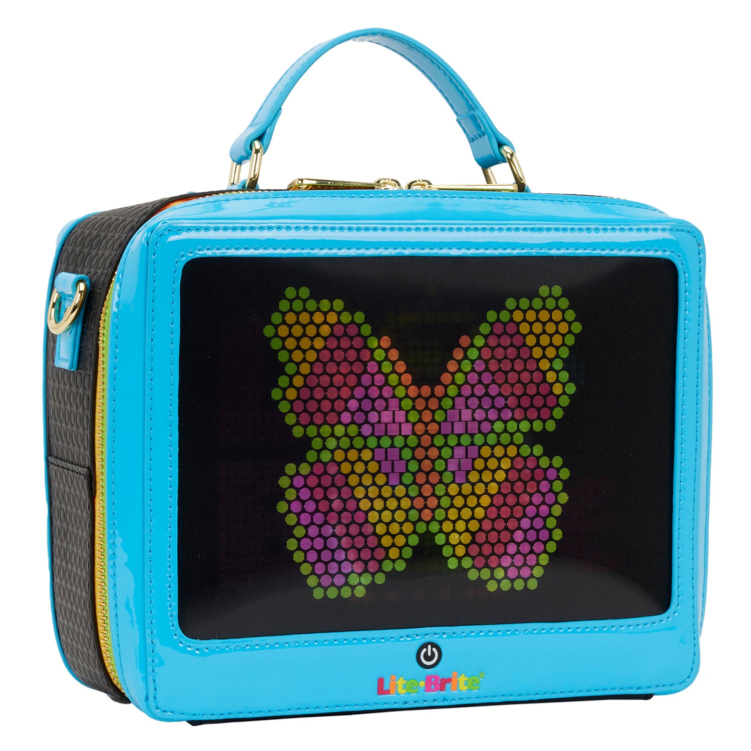 Lite-Brite Lenticular Glow Crossbody Bag with Coin Bag 3