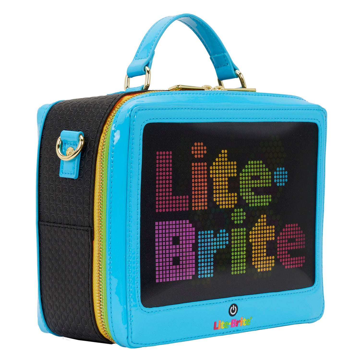 Lite-Brite Lenticular Glow Crossbody Bag with Coin Bag 4