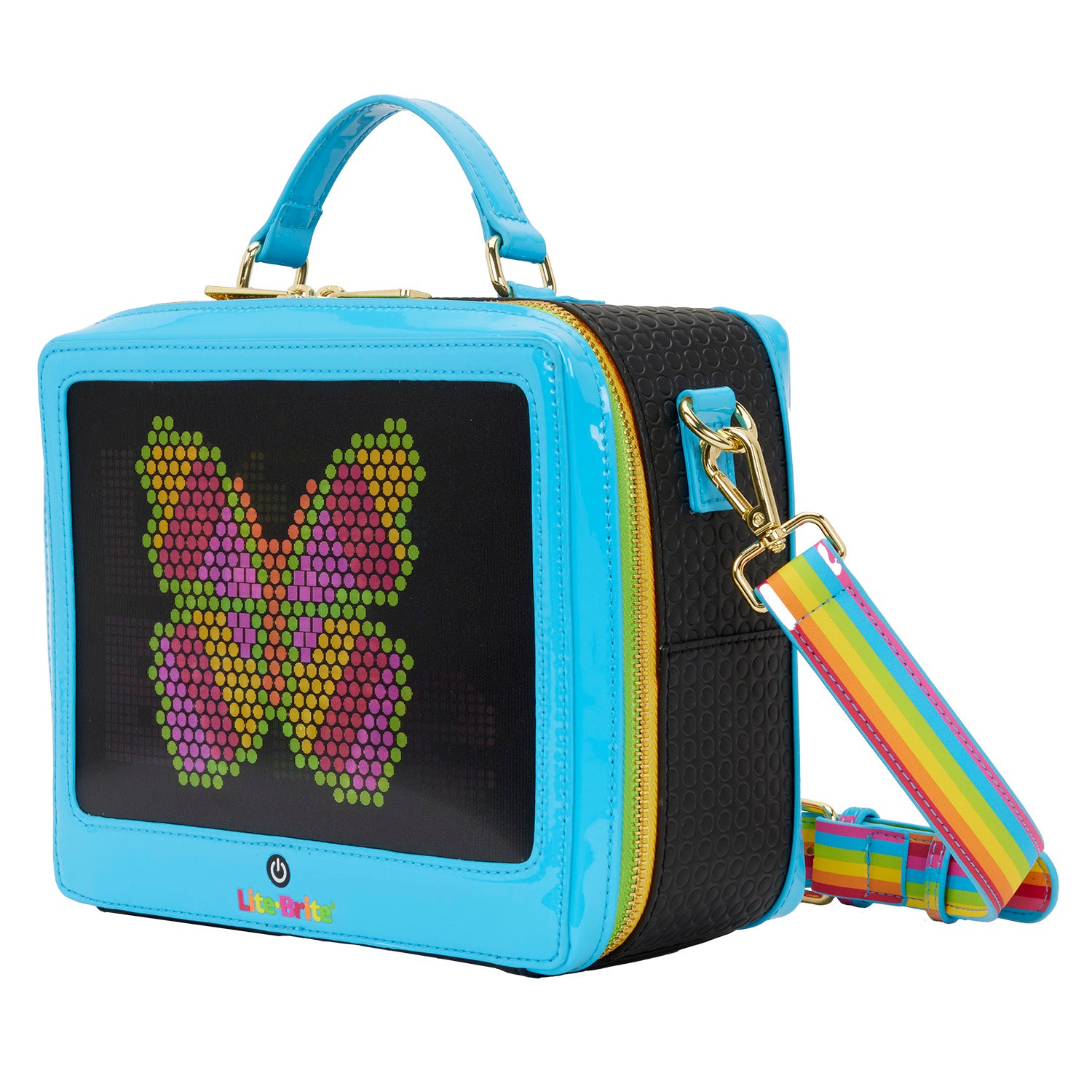 Lite-Brite Lenticular Glow Crossbody Bag with Coin Bag 5