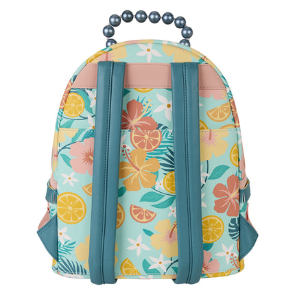 Tropical Lemon Floral Mini Backpack