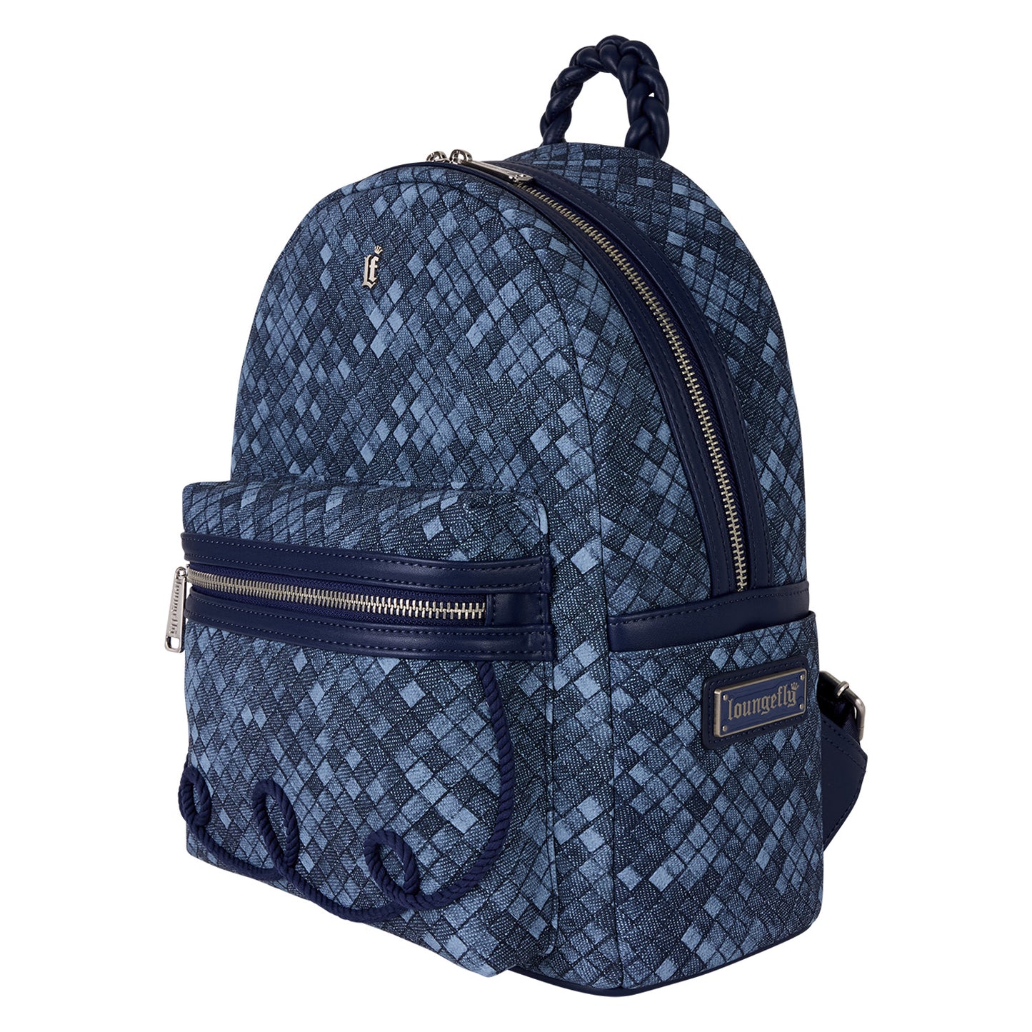 LOUNGEFLY DENIM MINI BACKPACK