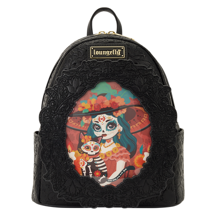 Loungefly Día de los Muertos La Catrina Photo Insert Mini Backpack
