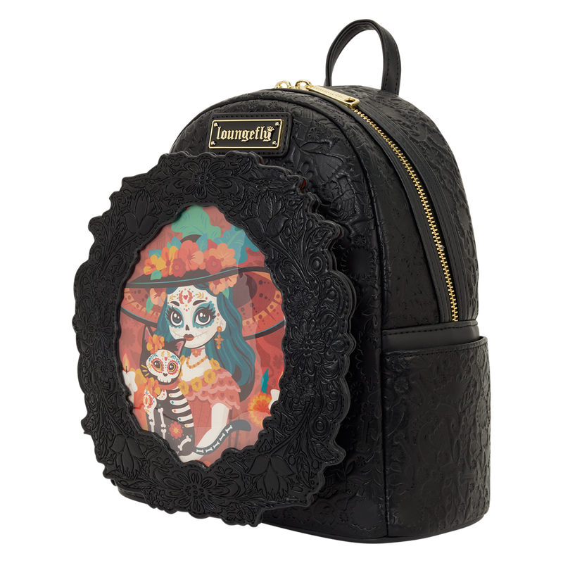 Loungefly Día de los Muertos La Catrina Photo Insert Mini Backpack