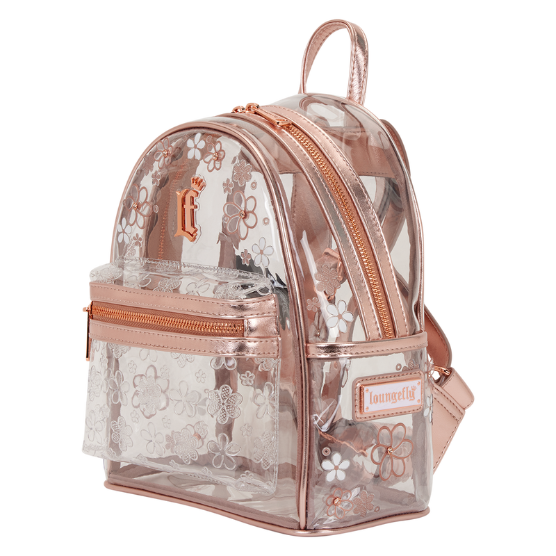 Loungefly Clear Floral Mini Backpack