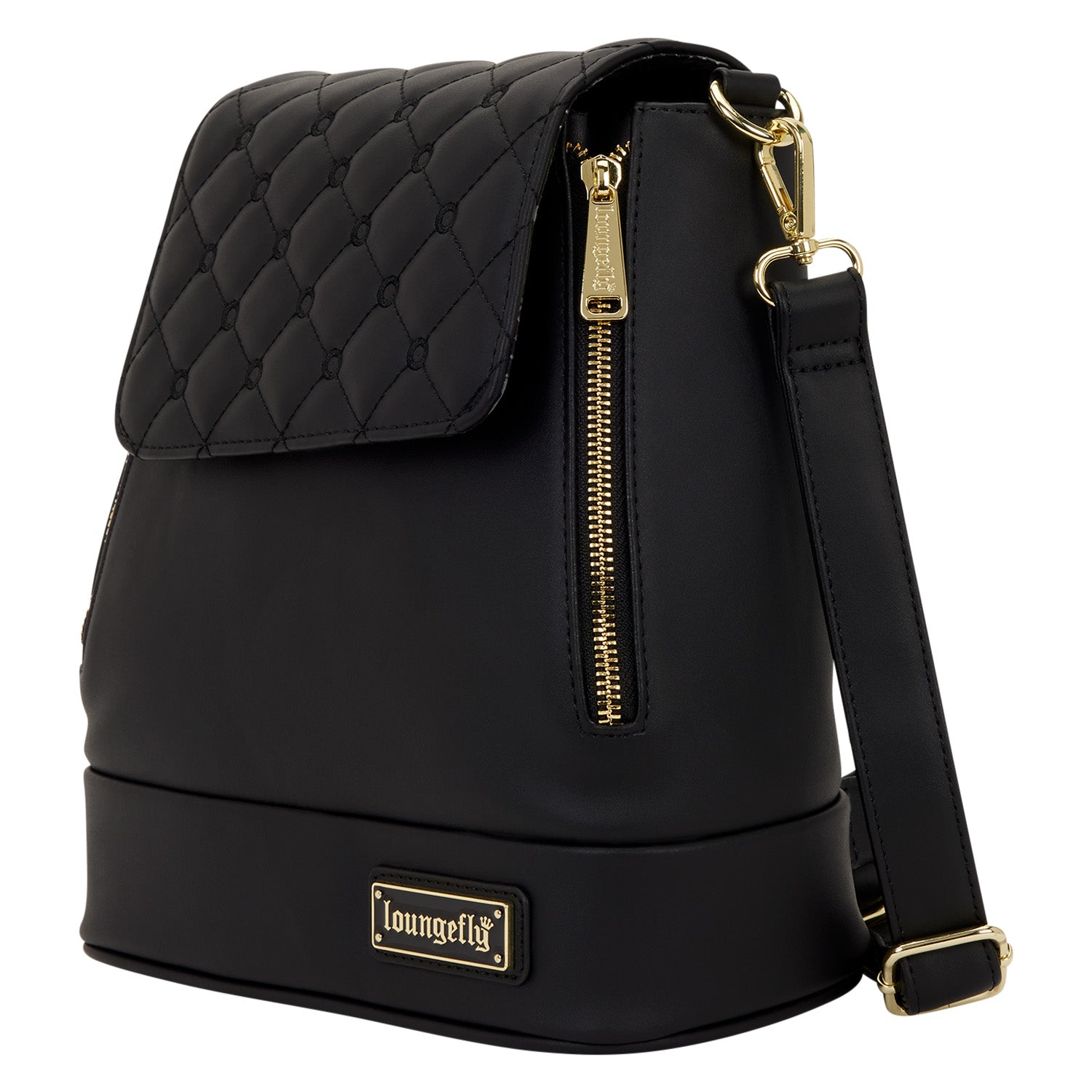 The Lilly Black Convertible Mini Backpack & Crossbody Bag 2