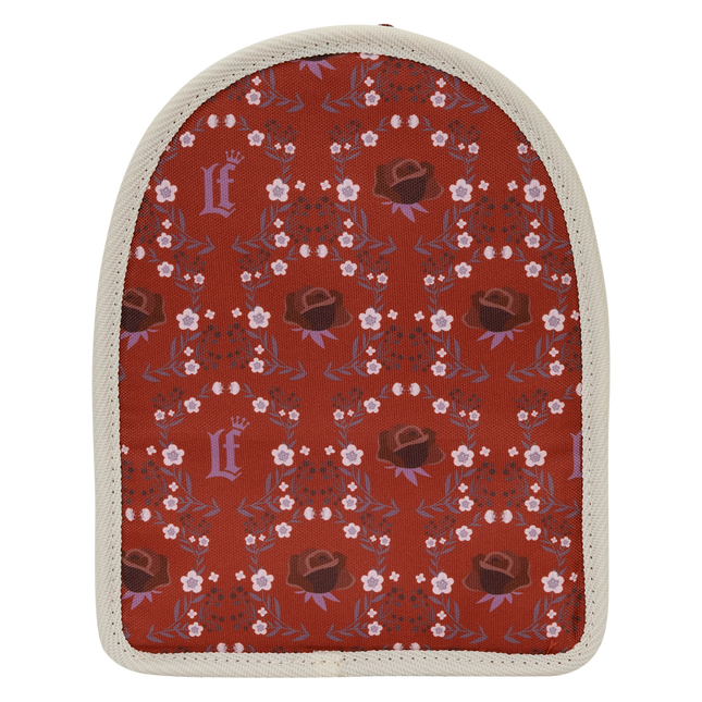 Cream & Red Floral Light-Up Mini Backpack Insert Organizer