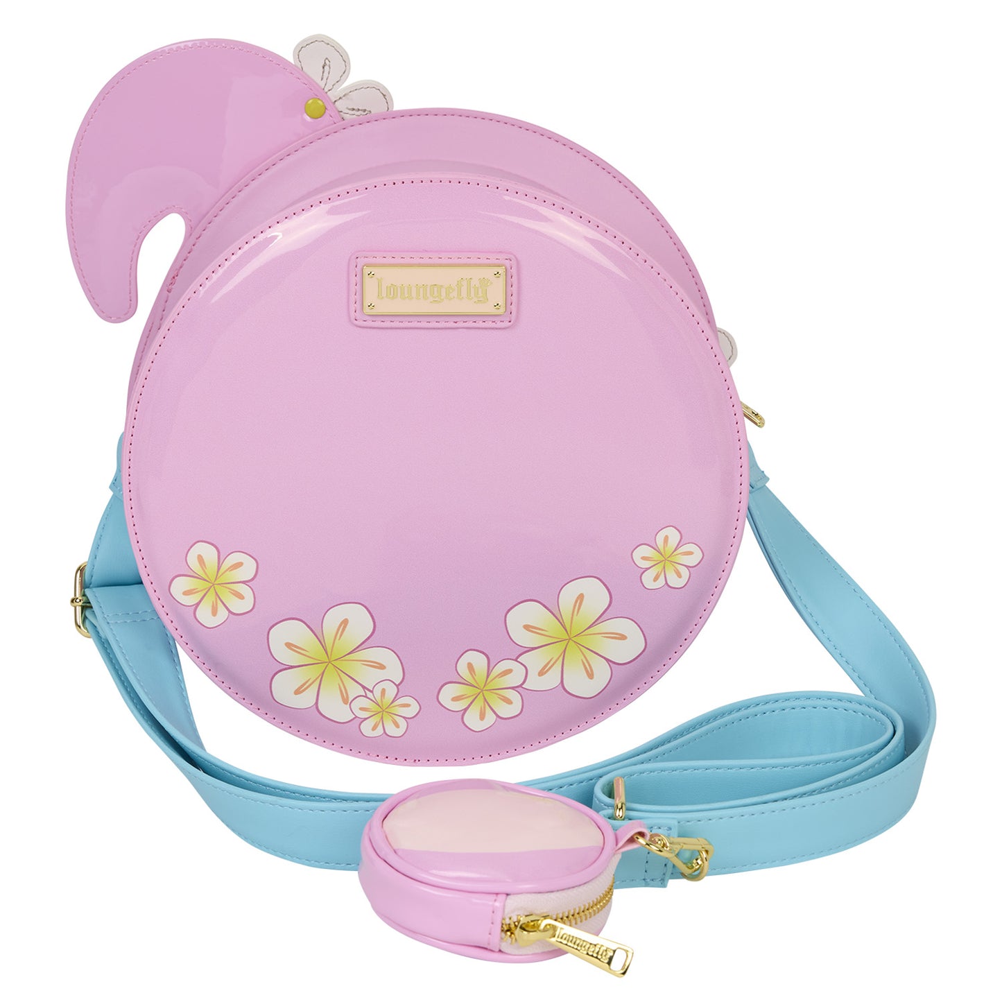LOUNGEFLY FLAMINGO CROSSBODY BAG
