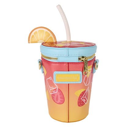 LOUNGEFLY TROPICAL DRINK CROSSBODY BAG