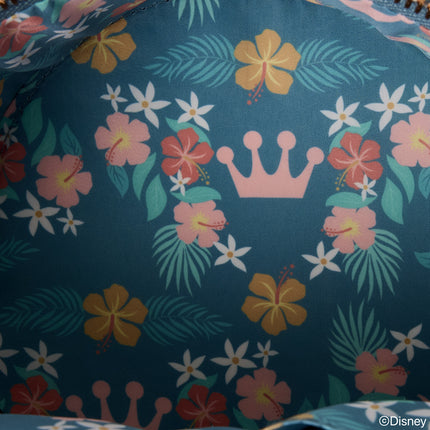 Tropical Lemon Floral Convertible Mini Backpack & Crossbody Bag
