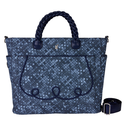 LOUNGEFLY DENIM CONVERTIBLE TOTE